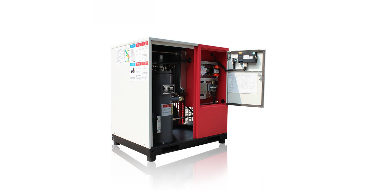 10HP 7.5Kw 8Bar 1.0m3/min Belt Driven Screw Air Compressor-2