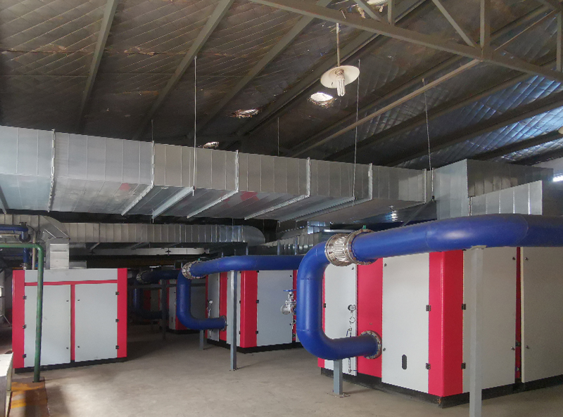 6 Units of 200kw Screw Compressors for the Steel Plant