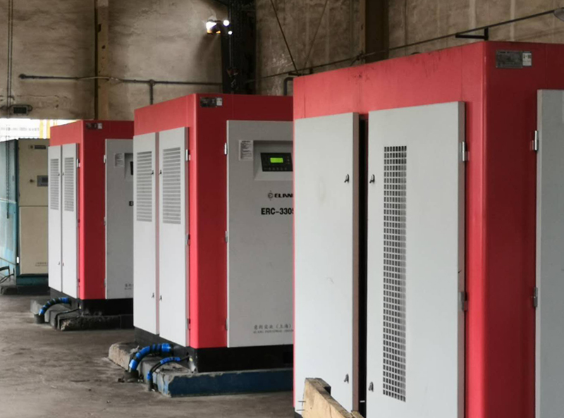 6 Units of 200kw Screw Compressors for the Steel Plant
