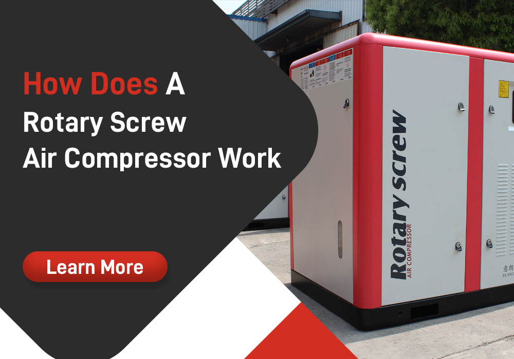 how does a rotary screw air compressor work