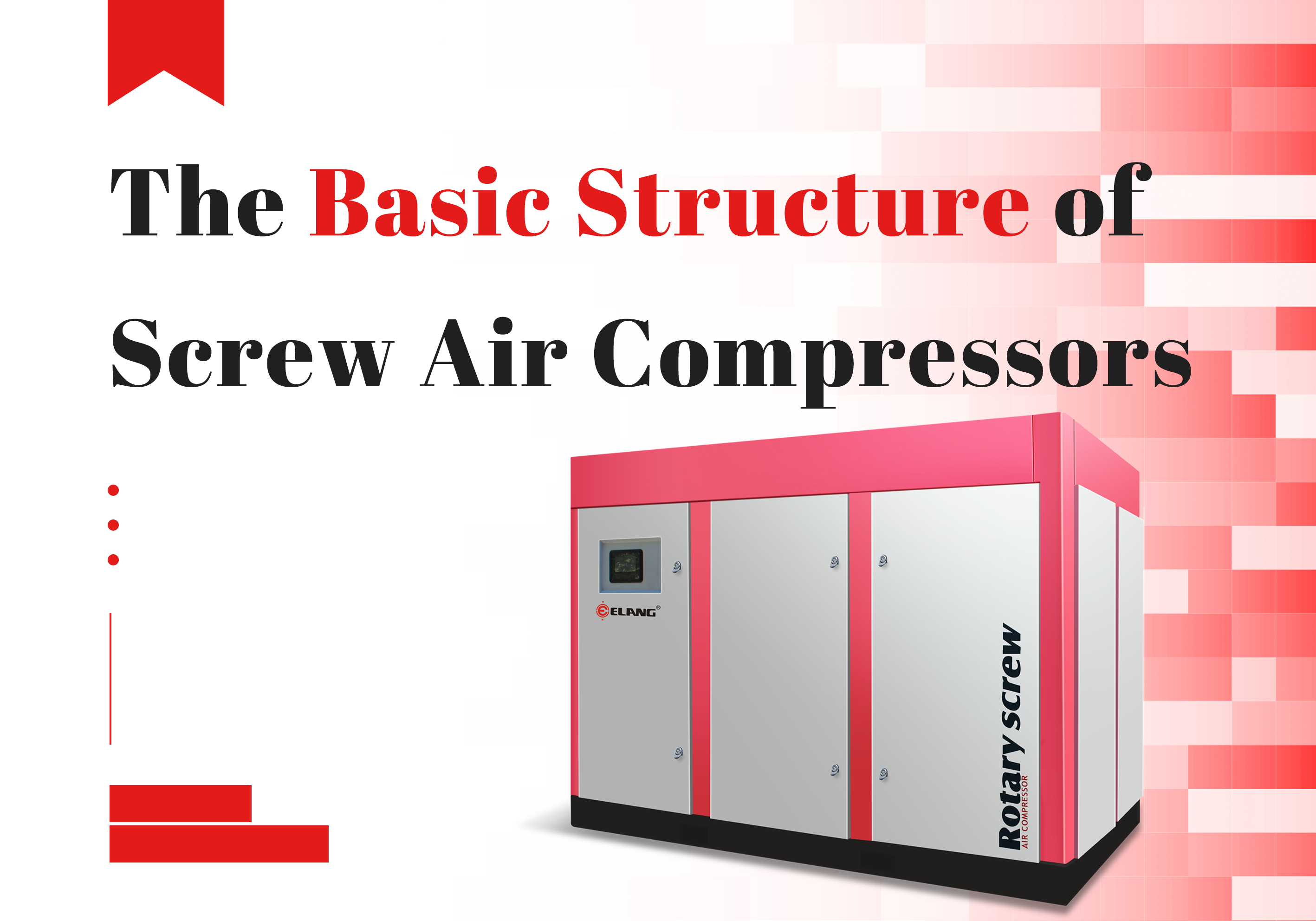 The Basic Structure of Screw Air Compressors-