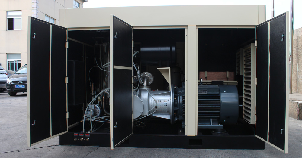 The Basic Structure of Screw Air Compressors-5 The Internal Structure of Elang Oil Free Compressor