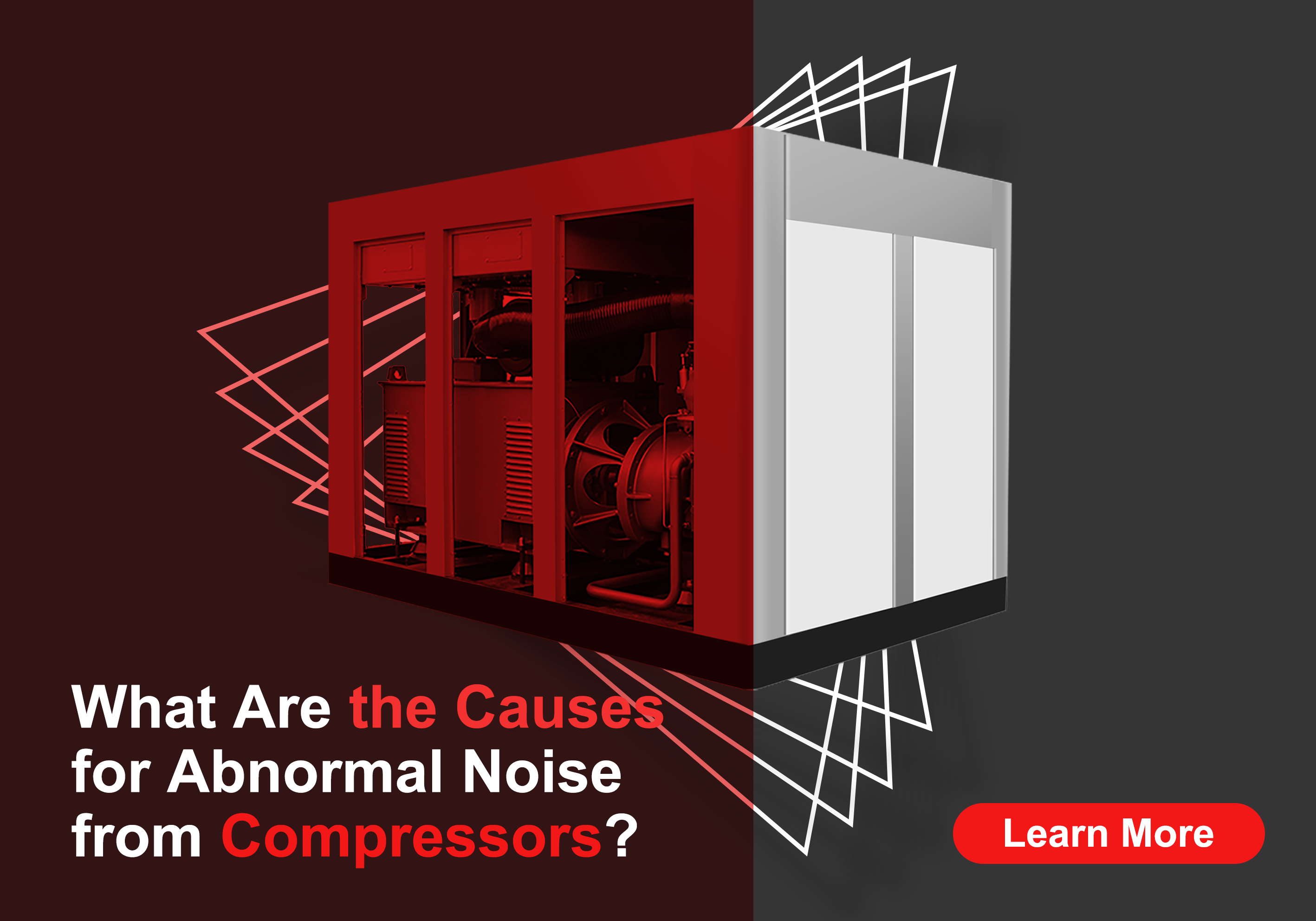 what are the causes for abnormal noise from compressors