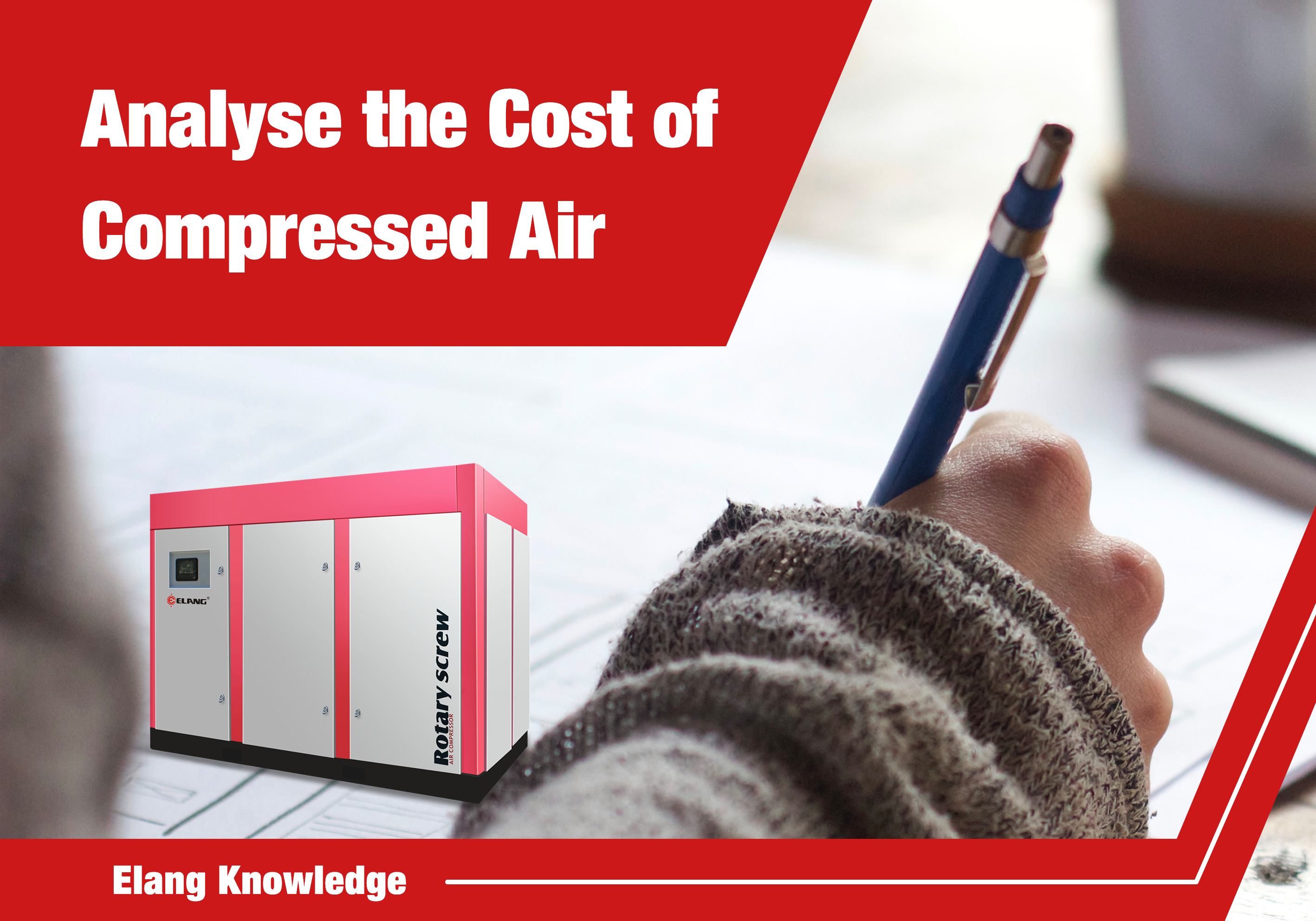 analyse the cost of compressed air