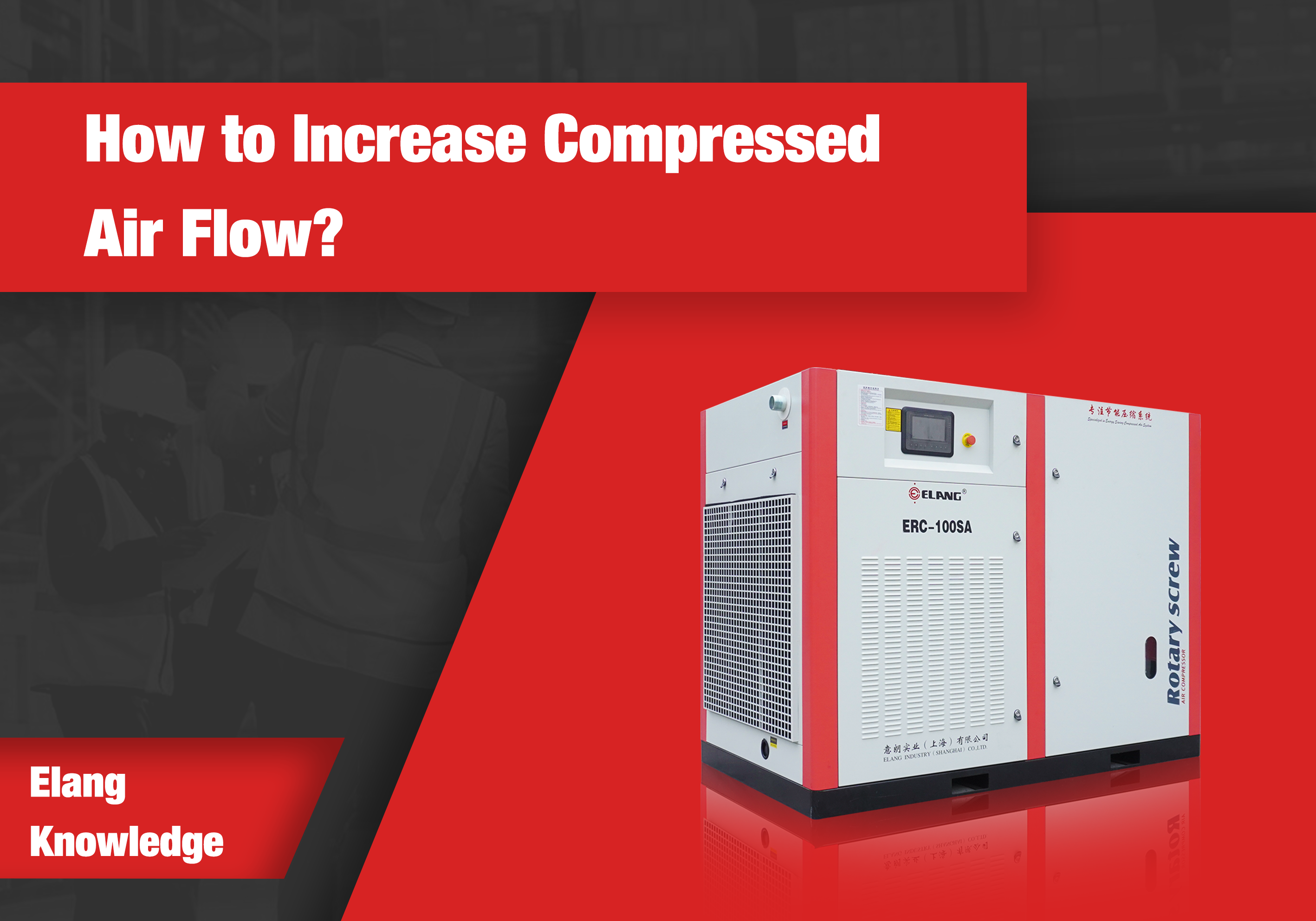 how to increase compressed air flow