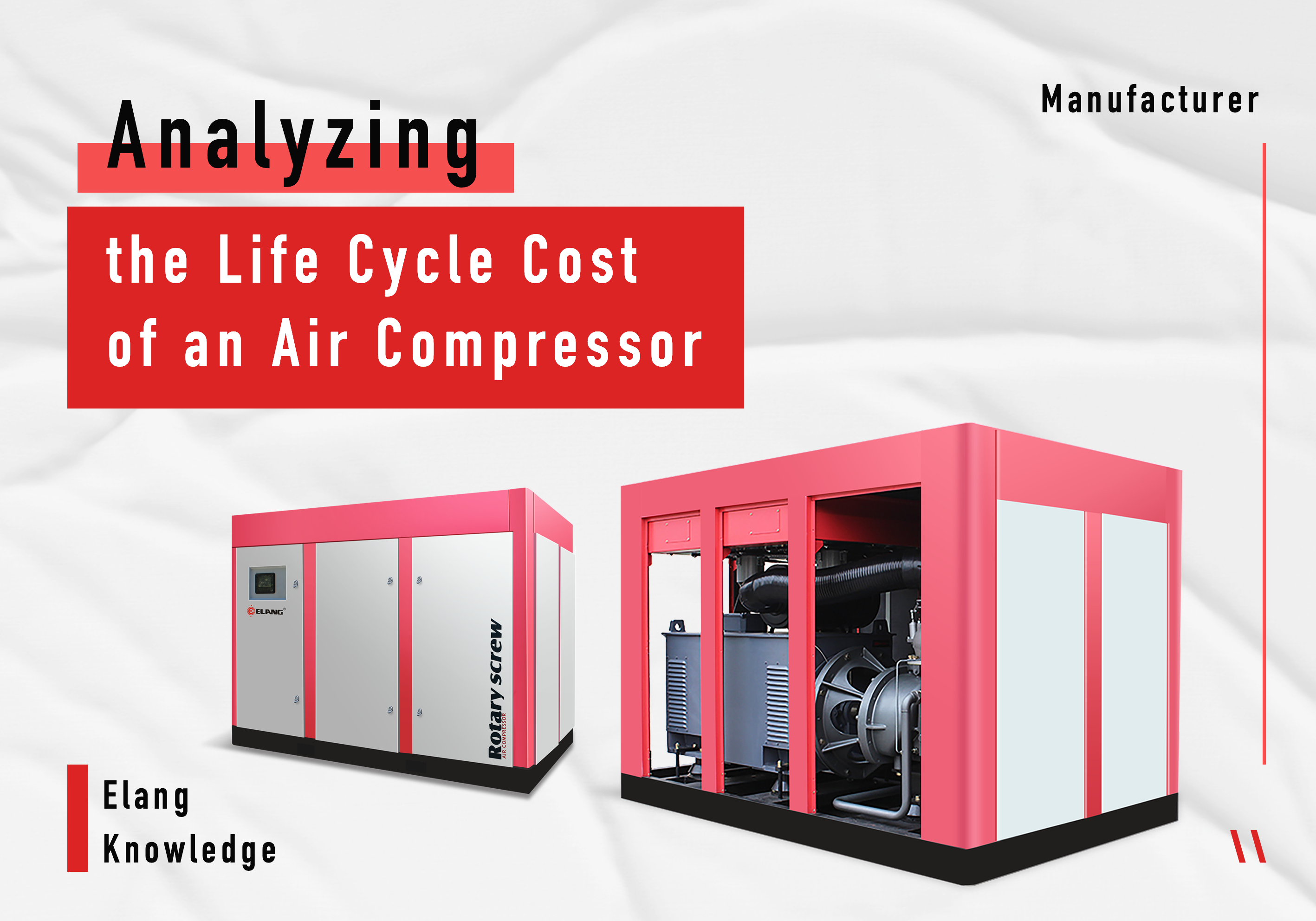 analyzing the life cycle cost of an air compressor