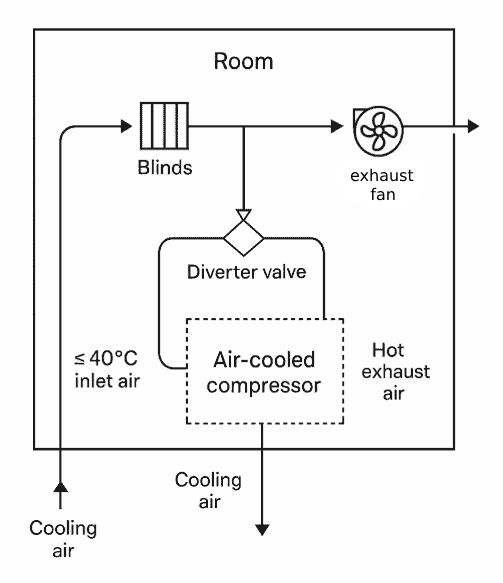 Air Compressor Room Ventilation Design-2 Air Compressor Room Ventilation Design-2