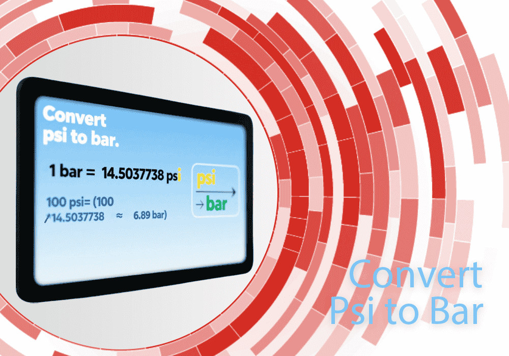 Convert Psi to Bar