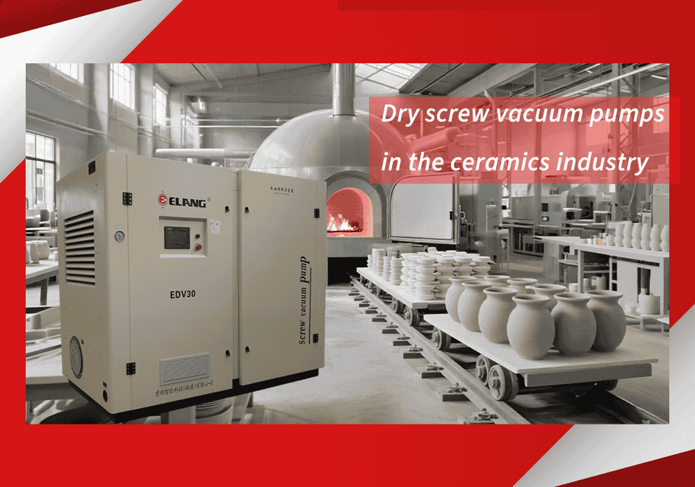 Dry screw vacuum pumps in the ceramics industry
